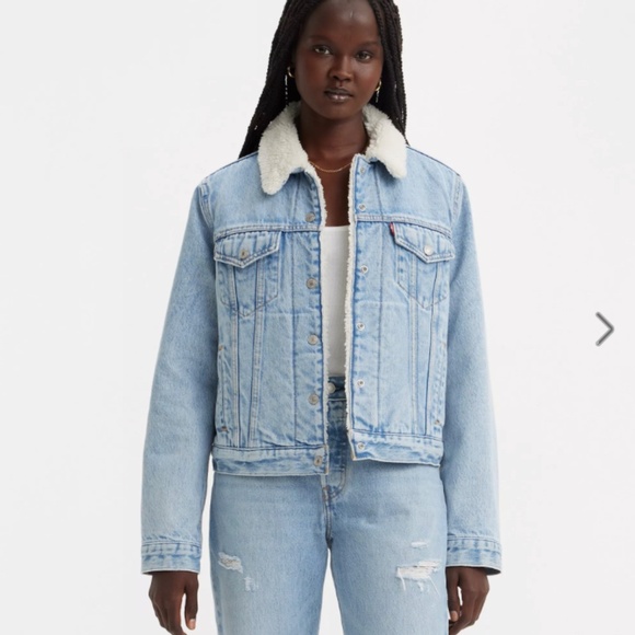 Levi’s Trucker Sherpa Jacket XL - Picture 6 of 8